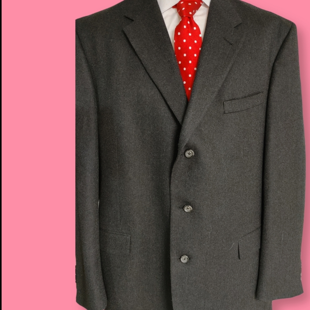 BURBERRYS LONDON EXQUISITE WOOL SUIT SEPARATES 48L